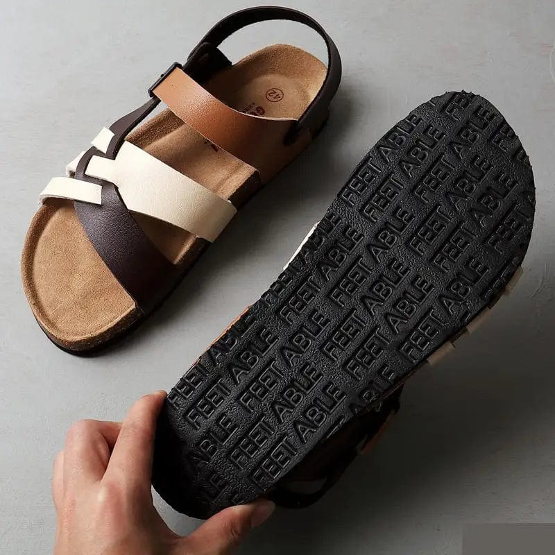 Men's Leather Sandals - Stylish Comfort Footwear for Everyday Adventures 4