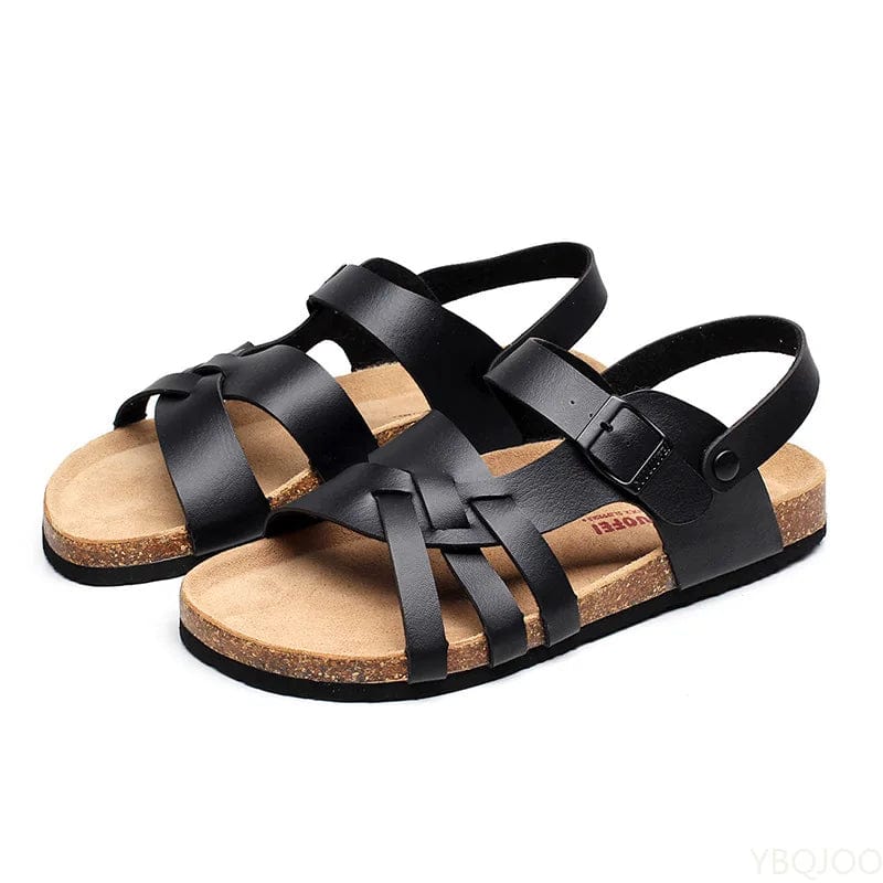 Men's Leather Sandals - Stylish Comfort Footwear for Everyday Adventures 5