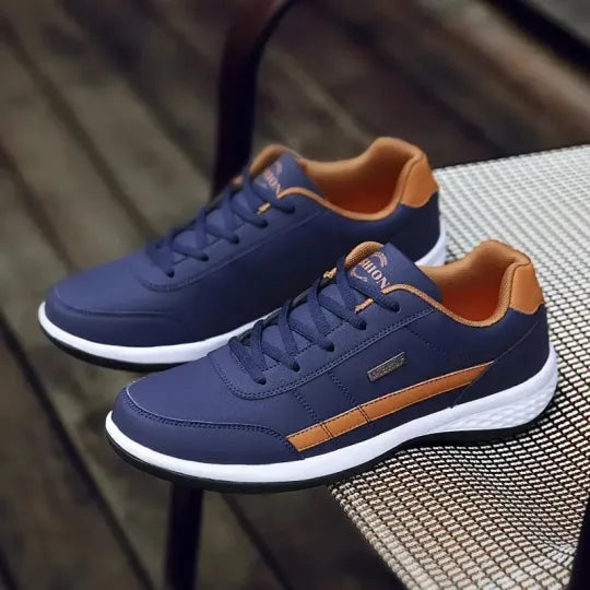 Men's Sneakers - Stylish Casual Trainers with Adjustable Arch Support for All-Day Comfort 0