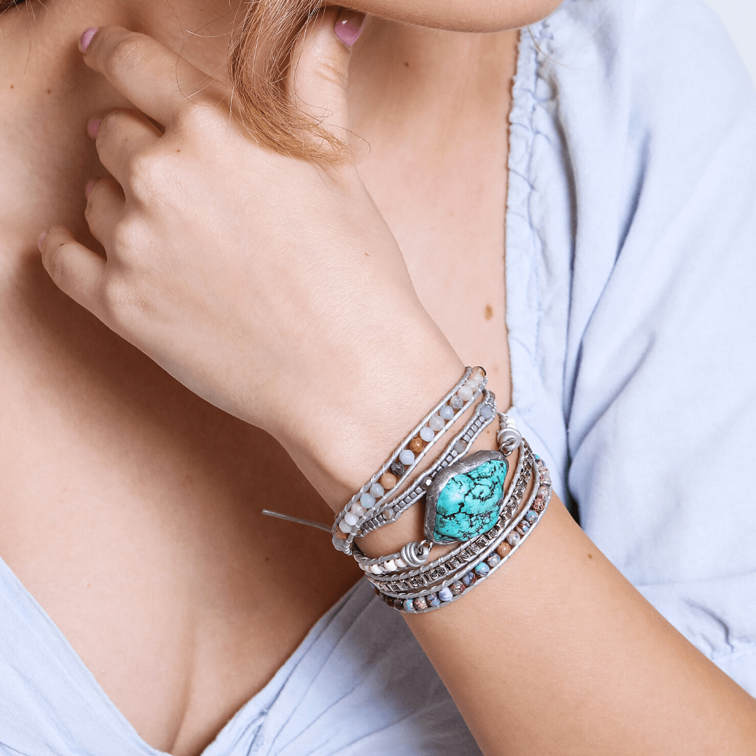 Selina - Turquoise Wrap Bracelet for Women