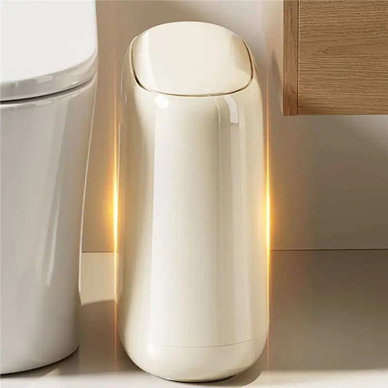 Minimalist Collection | Plastic Trash Can with Slim Design | Space-Saving Solution for Small Areas 3