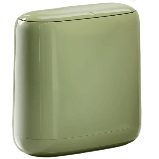 Minimalist Collection | Plastic Trash Can with Slim Design | Space-Saving Solution for Small Areas 7