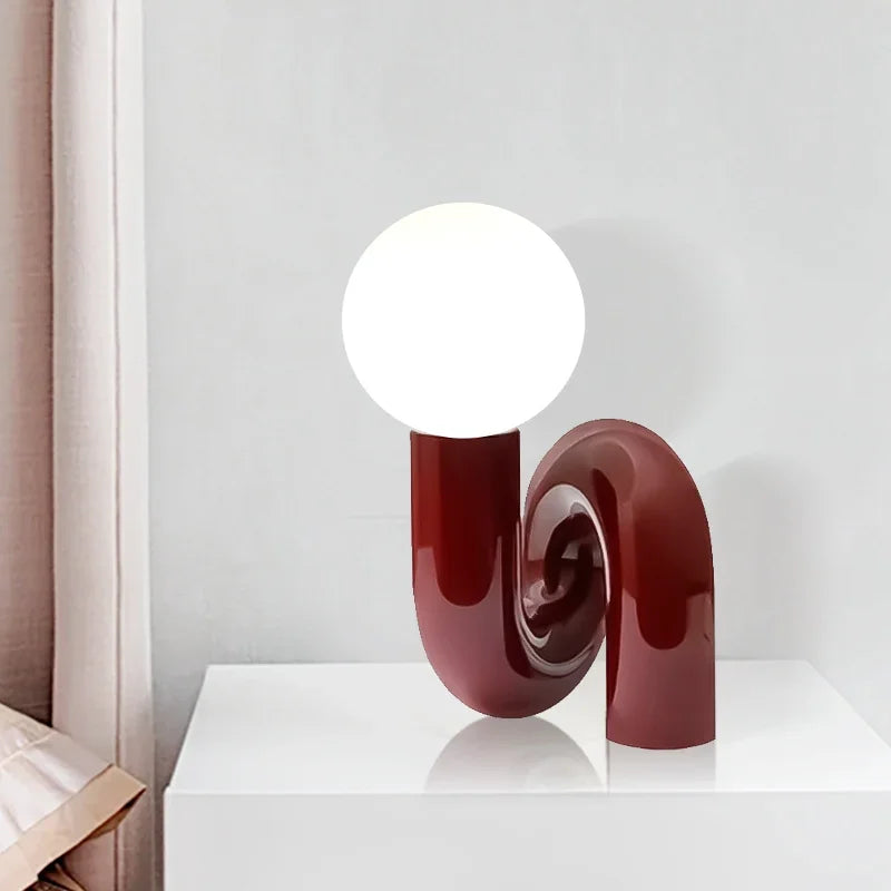 GlassSphere Table Lamp - Elegant Glass Ball Light