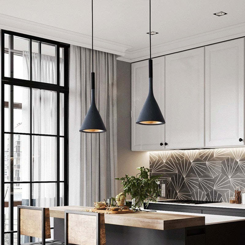 Modern Triangle Pendant Lighting with Adjustable Height | Stylish Hanging Lights for Cozy Interiors 3
