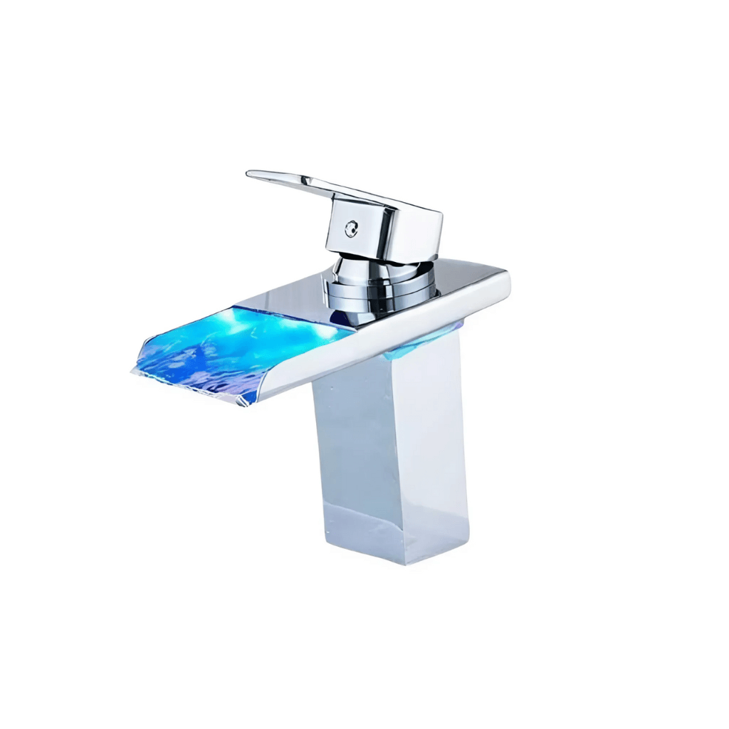 LED Waterfall Bathroom Faucet