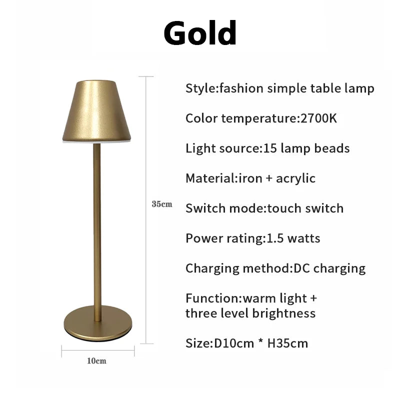 LumiFree Cordless Rechargeable Desk Lamp