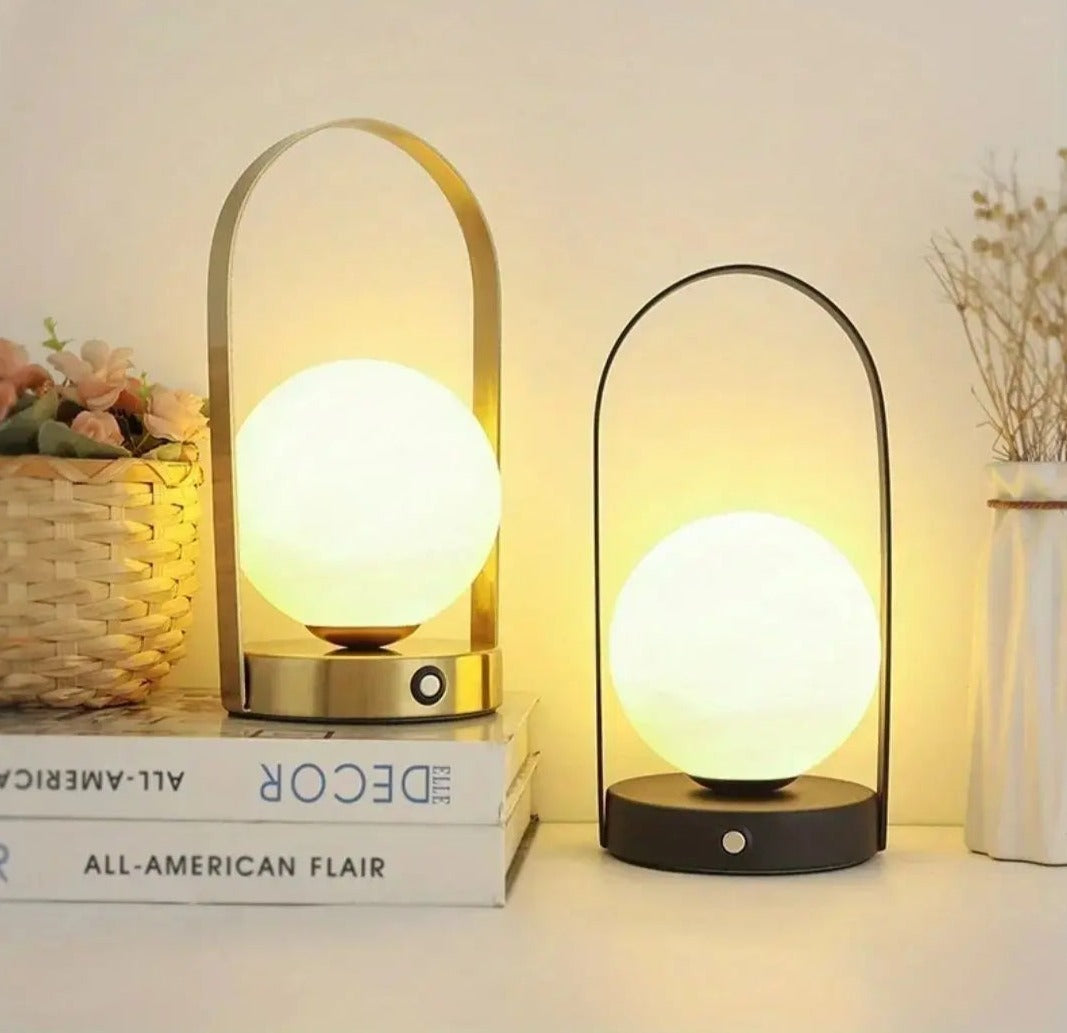 Portable LED Touch Lamp - Rechargeable Globe Light