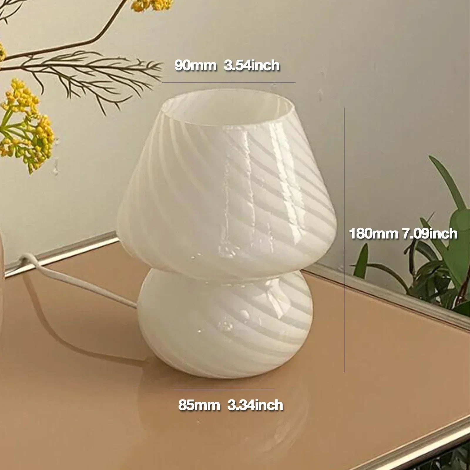 Murano Glass Table Lamp - Elegant Accent Light