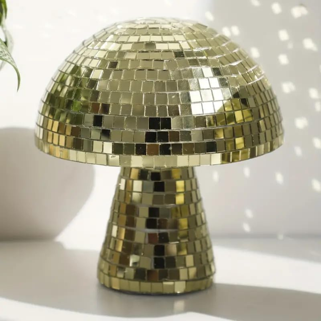 Mushroom Style | Table Lamp with Reflective Tiles for Vibrant Ambiance 2