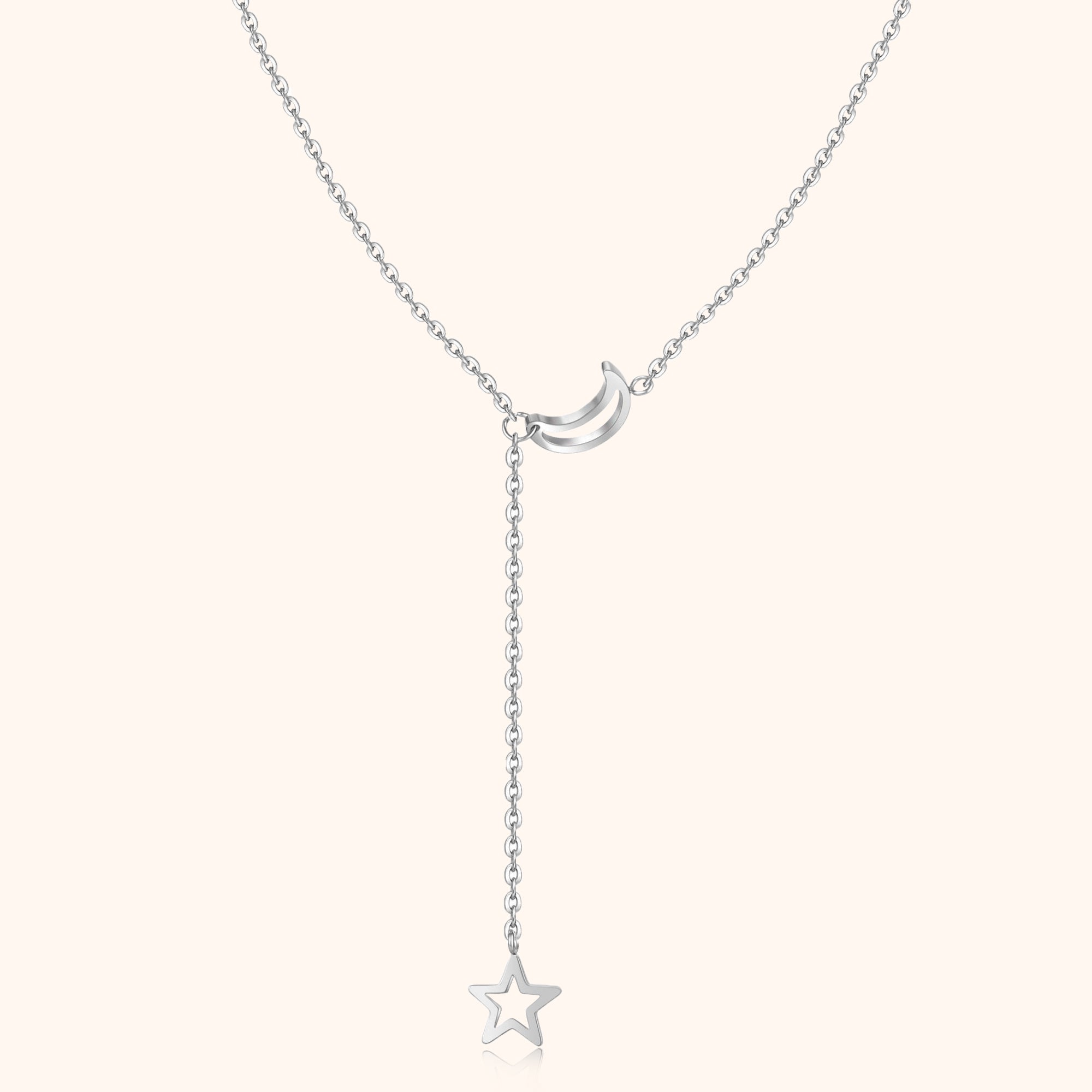 Nova Starlight Necklace — Moon & Star