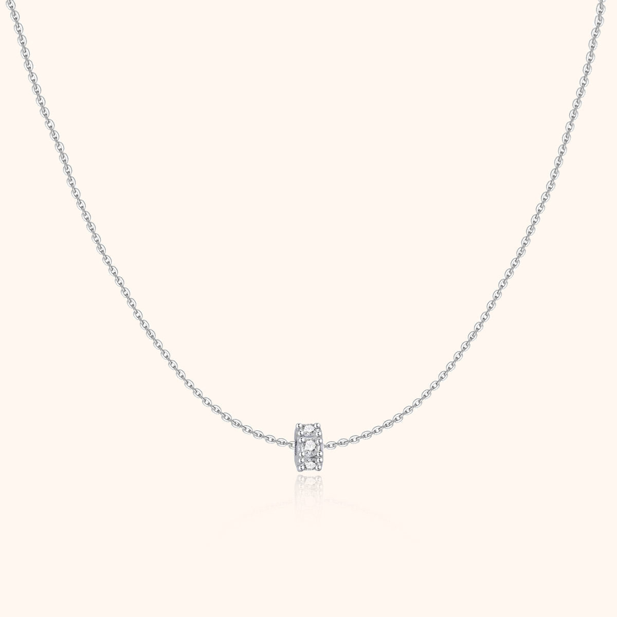 Valerie - Sparkling Circle Necklace for Women