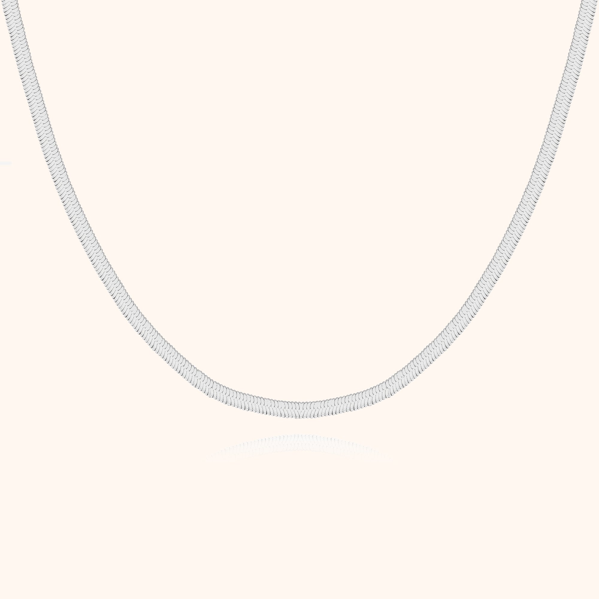 Helena - Sleek Flat Chain Necklace for Women