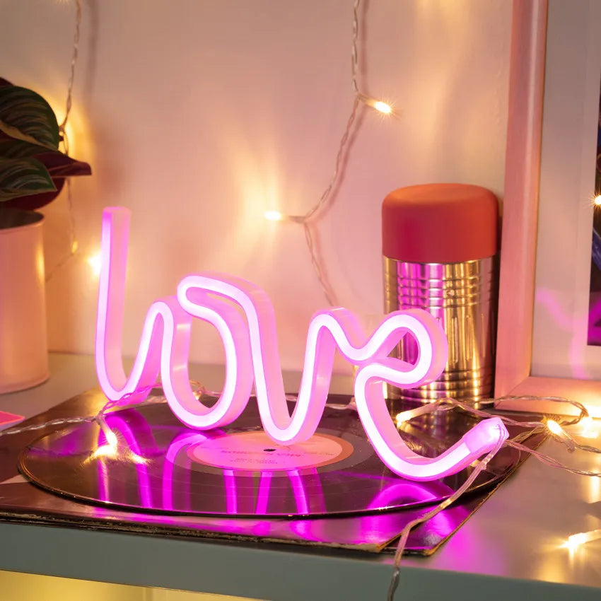 LoveGlow Neon Letters - Romantic Ambient Wall Light