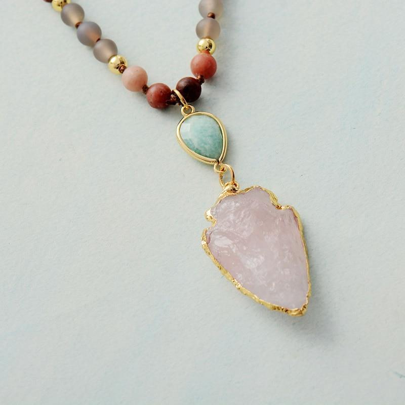 RoseQuartz - Harmony Beaded Necklace