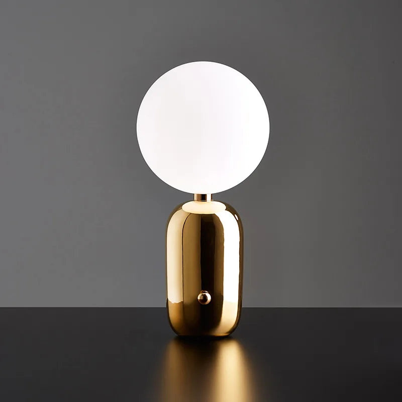 WinterGlo Table Lamp - Scandinavian Glass Design