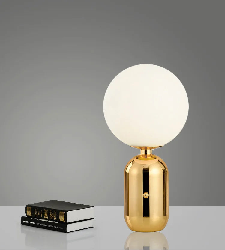 WinterGlo Table Lamp - Scandinavian Glass Design