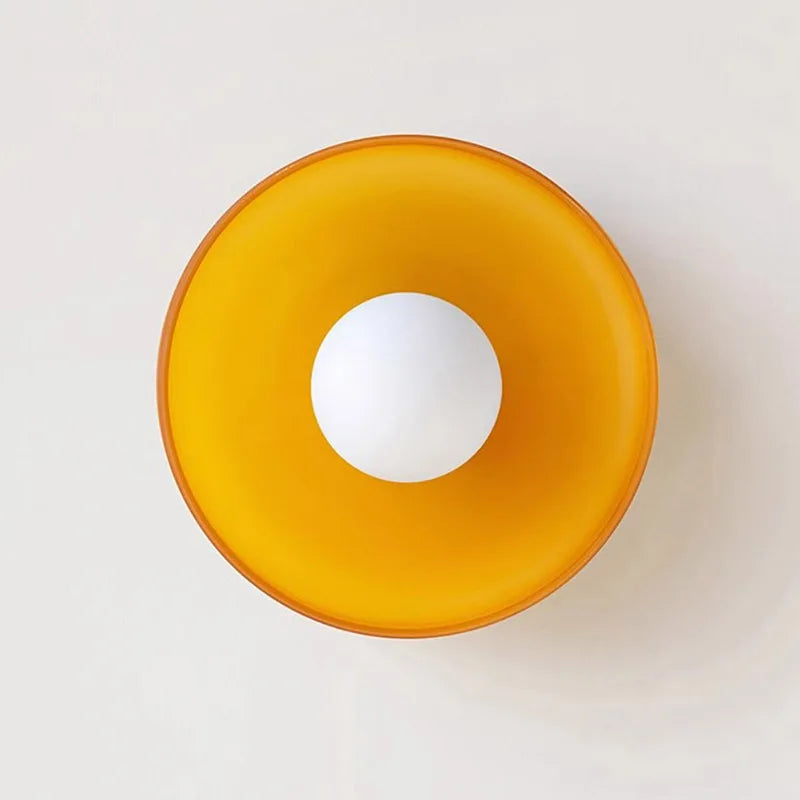 GlassGlow Table Lamp - Nordic Glass Accent Light
