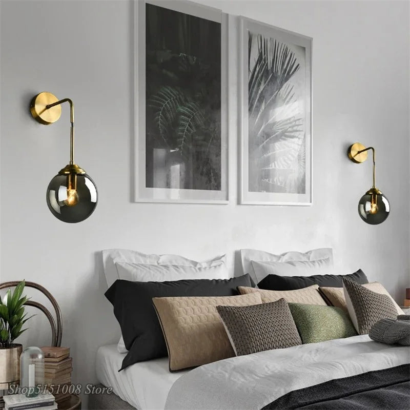 ClearVue Nordic Glass Wall Lamp - Modern Sconce