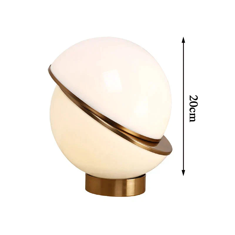 SnowGlobe Table Lamp - Scandinavian White Globe