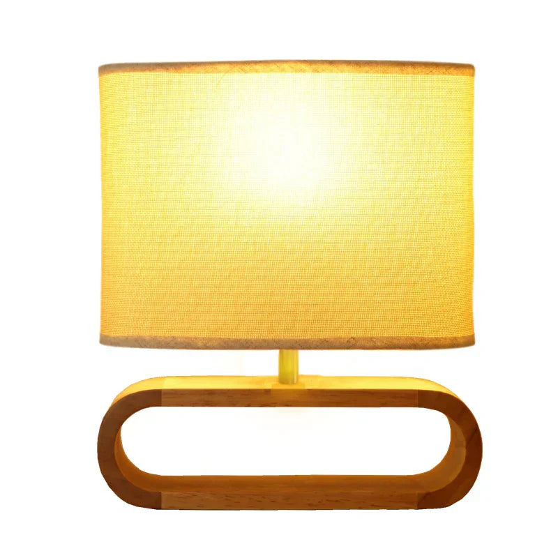 NordicWood Table Lamp - Handmade Scandinavian Light