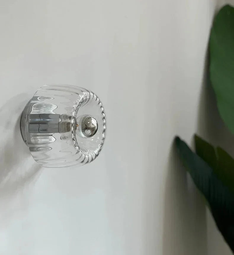 Nordic Glow | Wall Lamp with Glass Shade & Modern Design | Stylish Sconce Light for Ambient Illumination 4