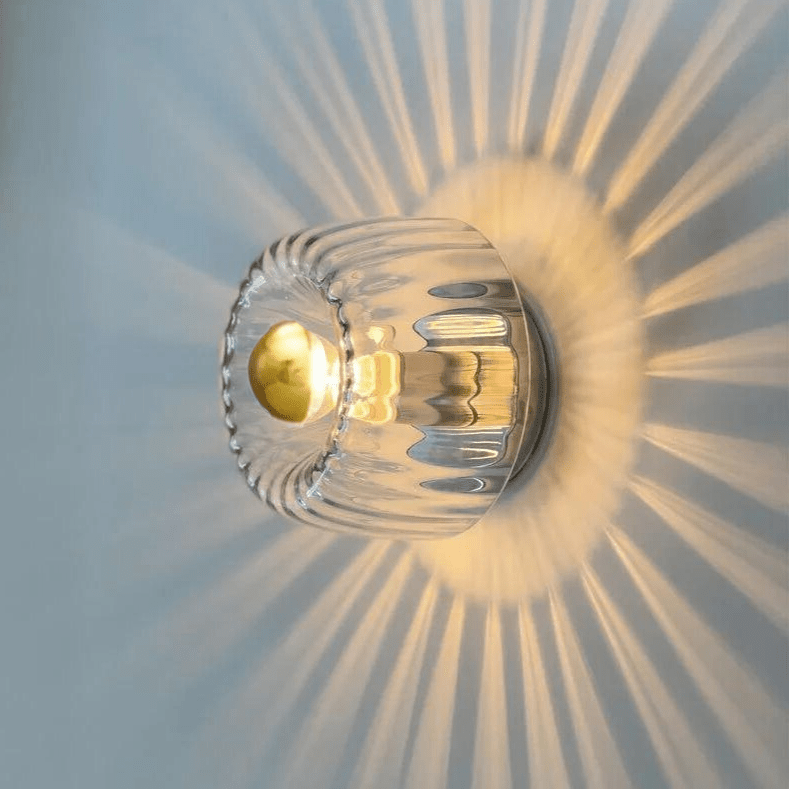 Nordic Glow | Wall Lamp with Glass Shade & Modern Design | Stylish Sconce Light for Ambient Illumination 9
