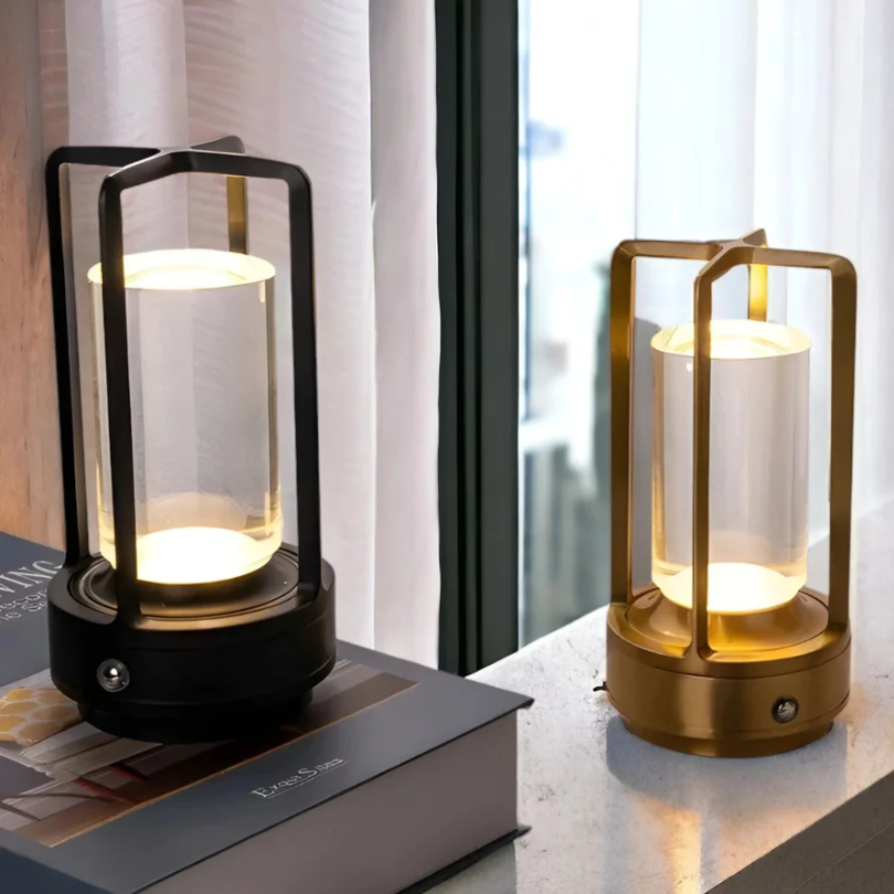 NordicaGlow | Elegant Portable Cordless Bedside Table Lamp 0