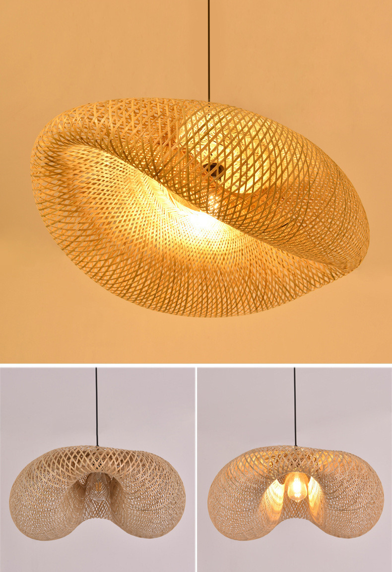 BambooLife Pendant - Handwoven Rattan Lampshade
