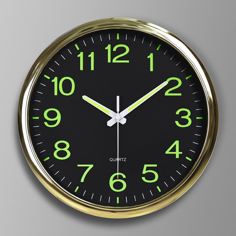 Silent Classroom Clock 30cm - Glow-in-Dark Clock