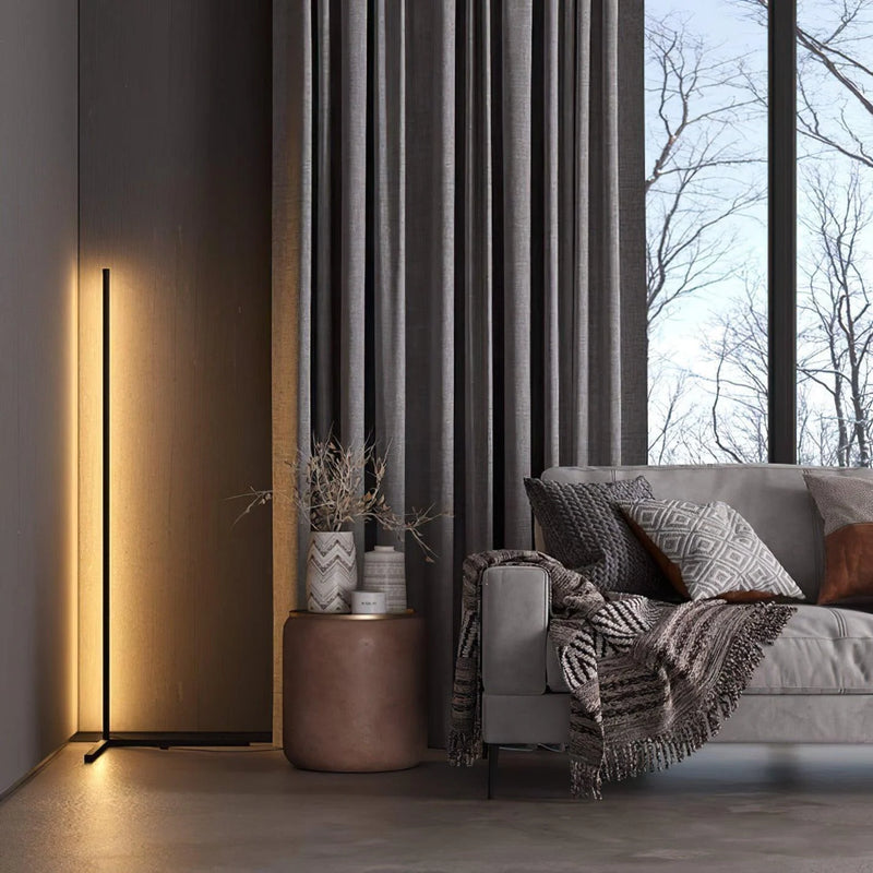 OCS Nordic | LED Floor Lamp with Remote Control & Adjustable Lighting | Minimalist Design for Cozy Ambiance 2