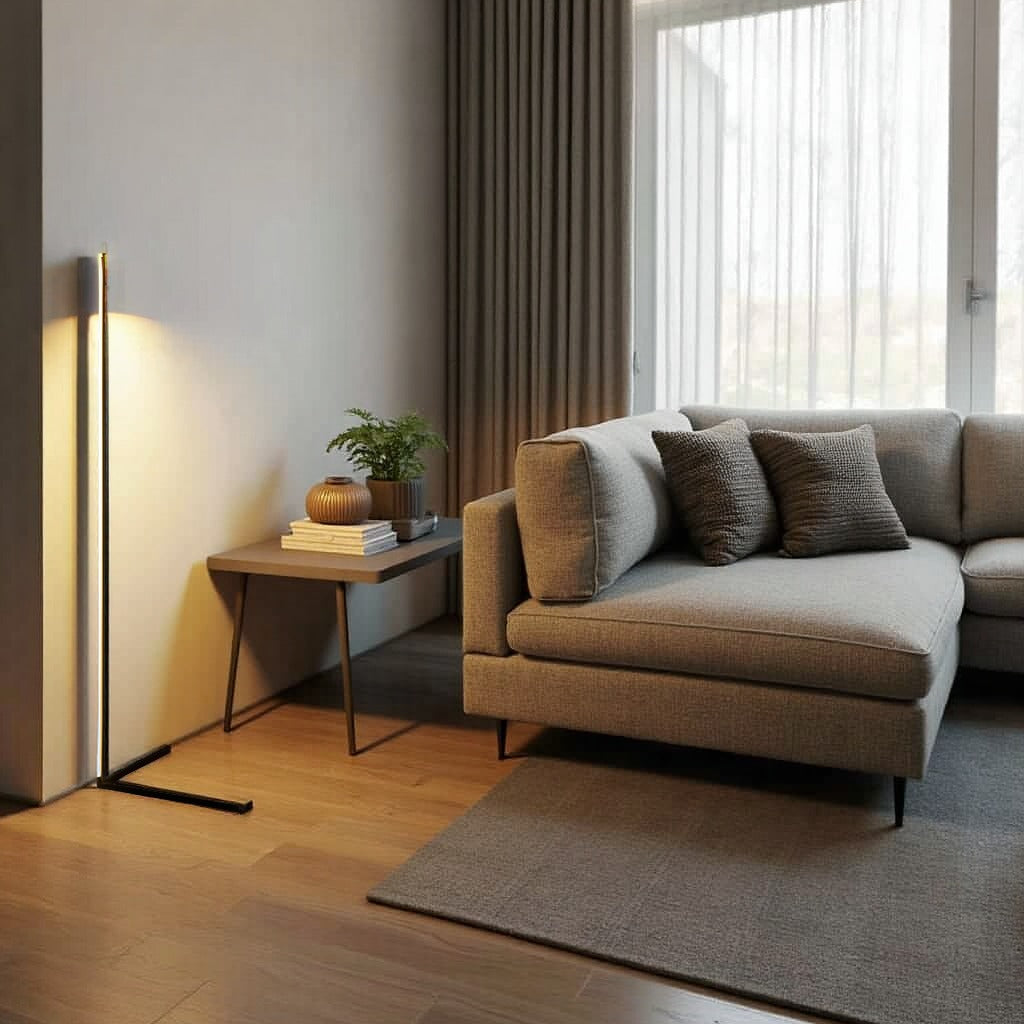OCS Nordic | LED Floor Lamp with Remote Control & Adjustable Lighting | Minimalist Design for Cozy Ambiance 4