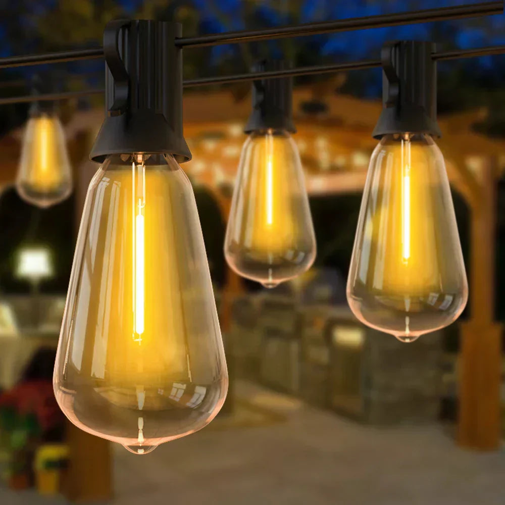 LumiGlow LED Outdoor String Lights