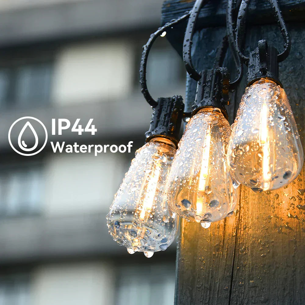 LumiGlow LED Outdoor String Lights
