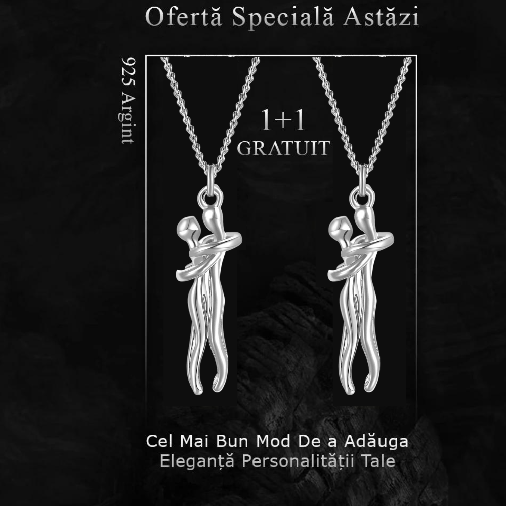 Couples Pendant Necklace - Timeless 925 Silver Love Symbol