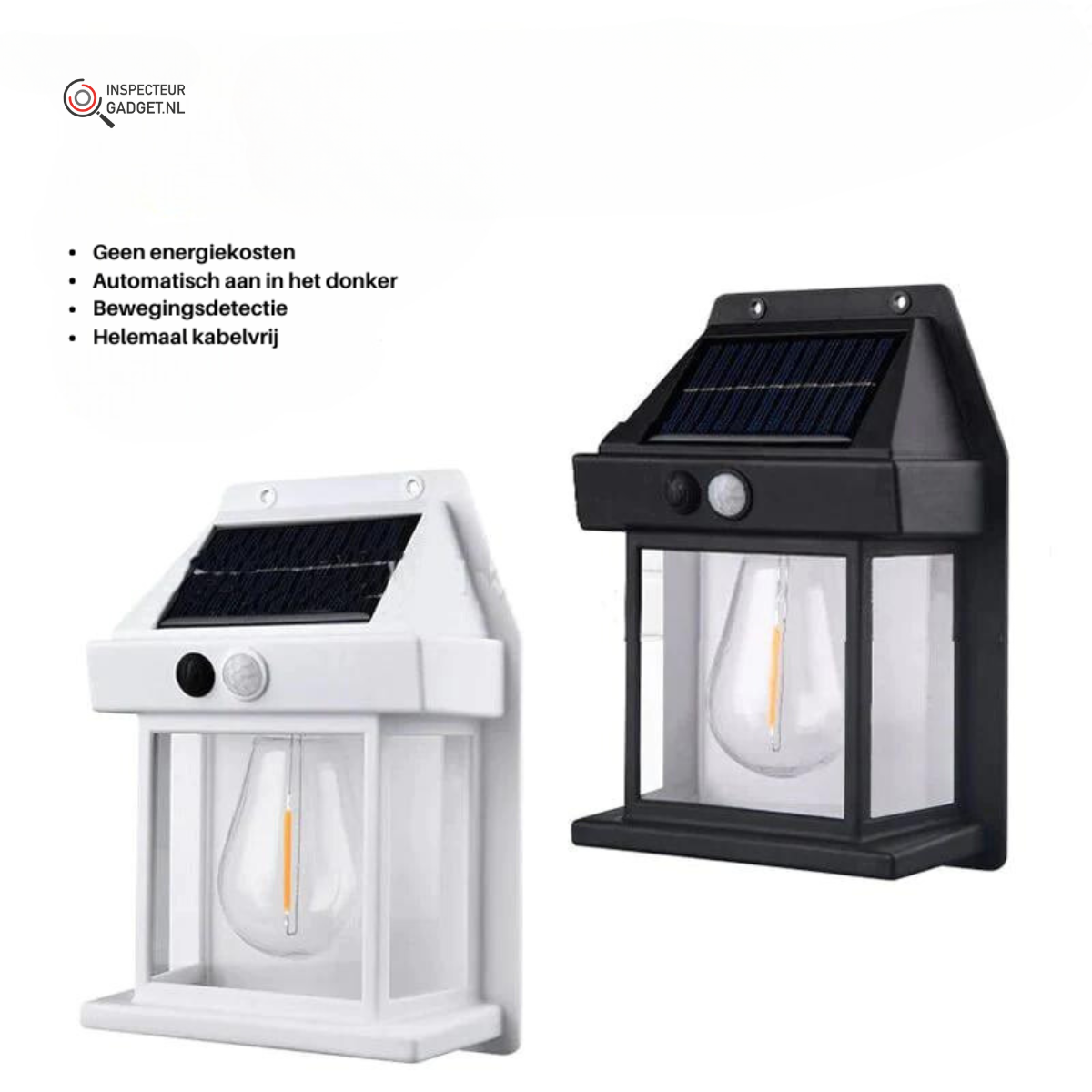 Solar Wall Spotlights - Outdoor Garden LED Lights