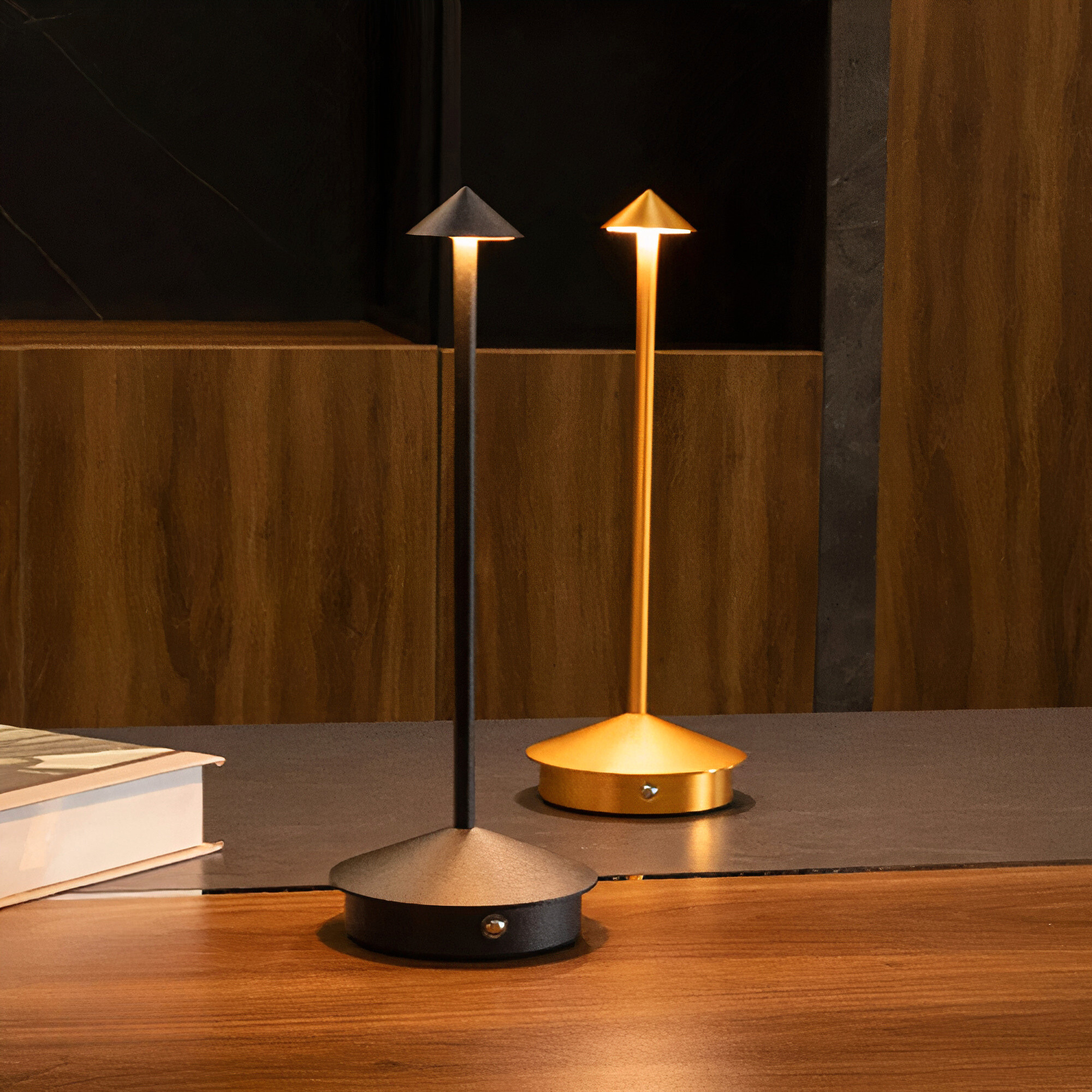 GlowLite Desk Lamp - Rechargeable Cordless LED Lamp