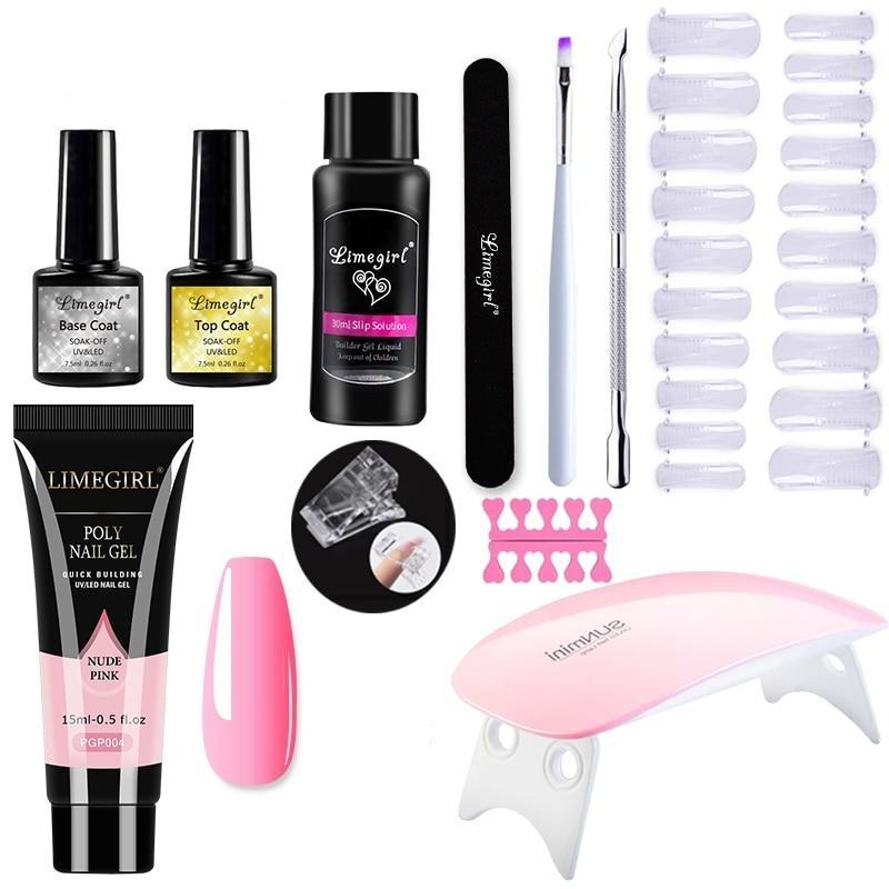 PolygelPro - Complete DIY Nail Kit