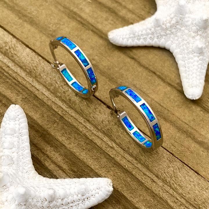 Finn - Silver Opal Ocean Ring for Women