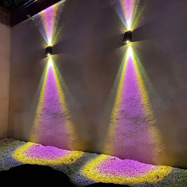 SolarLux Outdoor Lamp - Solar Garden Wall Light