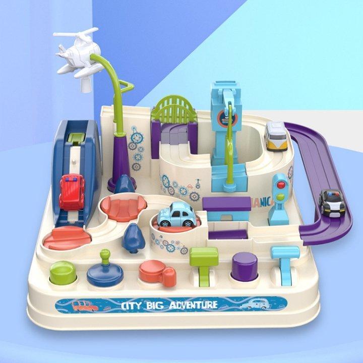 TurboCity - Toy Race Track with Curves