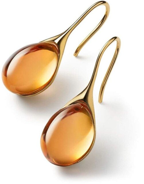 Celestina - Crystal Drop Earrings, a Trendy Must-Have for Women