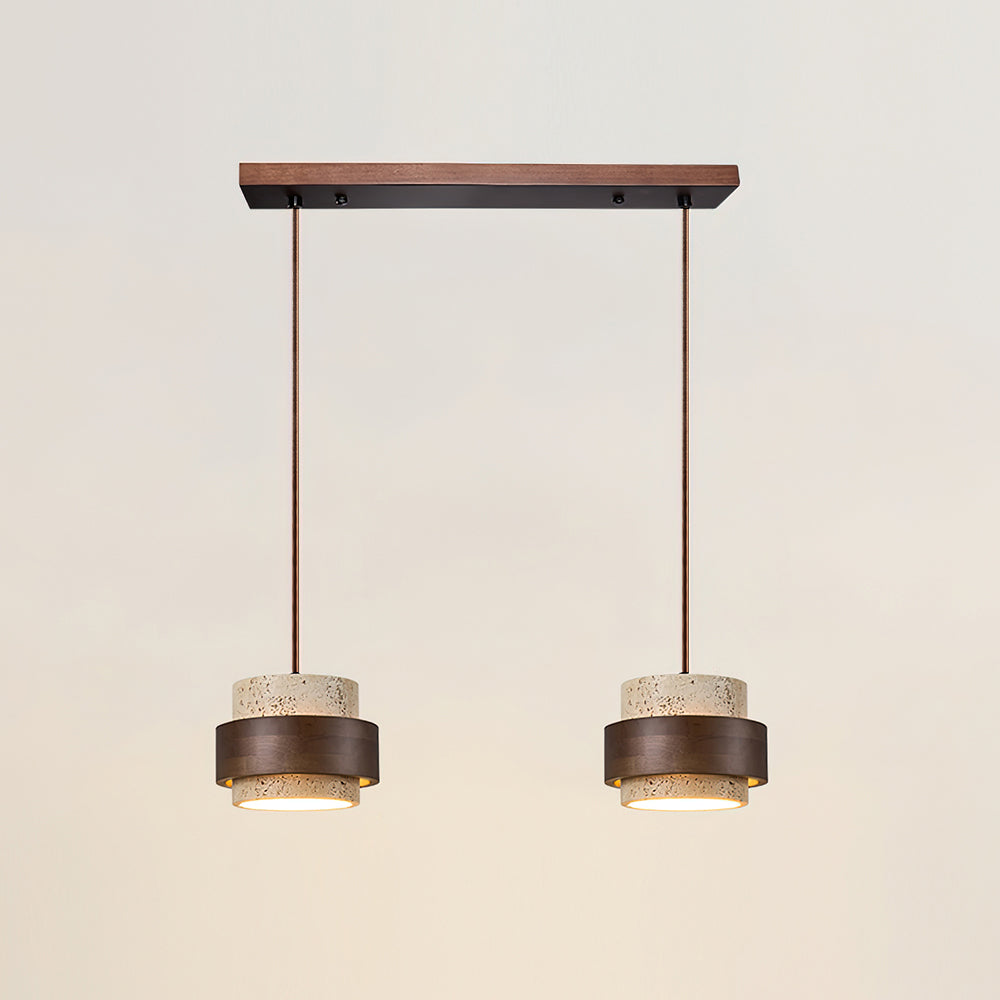 Perra | Travertine Pendant Lamp with Adjustable Cable | Unique Design for Ambient Lighting 12