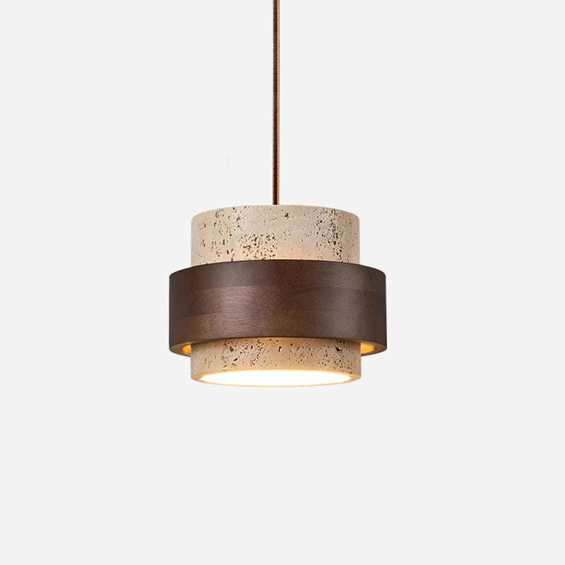 Perra | Travertine Pendant Lamp with Adjustable Cable | Unique Design for Ambient Lighting 2