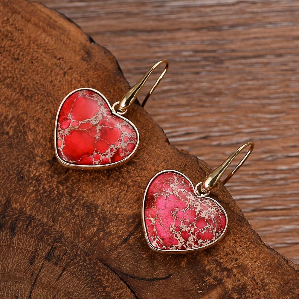 Ruby Essence Sienna Jasper Earrings