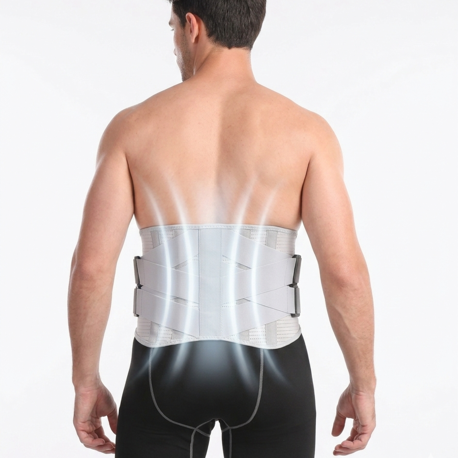 Posture Support Back Brace - Adjustable Compression for Enhanced Stability 1