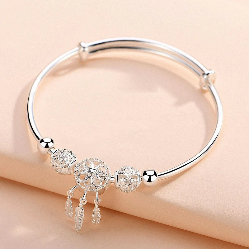 Lisa - Adjustable 925 Silver Dreamcatcher Bracelet for Women