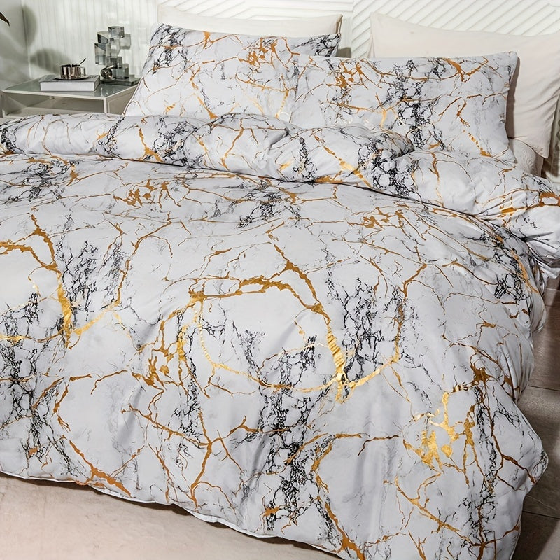 Silky Duvet Cover Set - Elegant & Comfortable