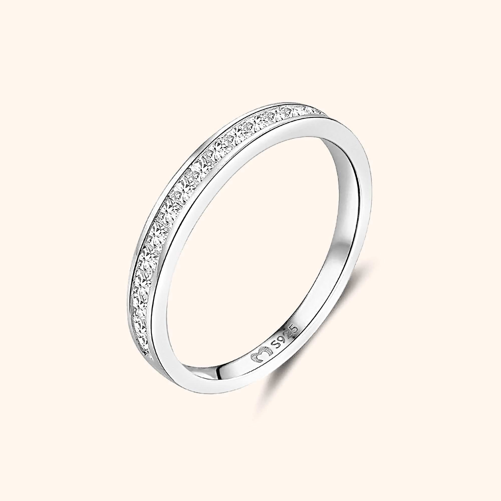Amelia Zirconia Ring — Sterling Silver