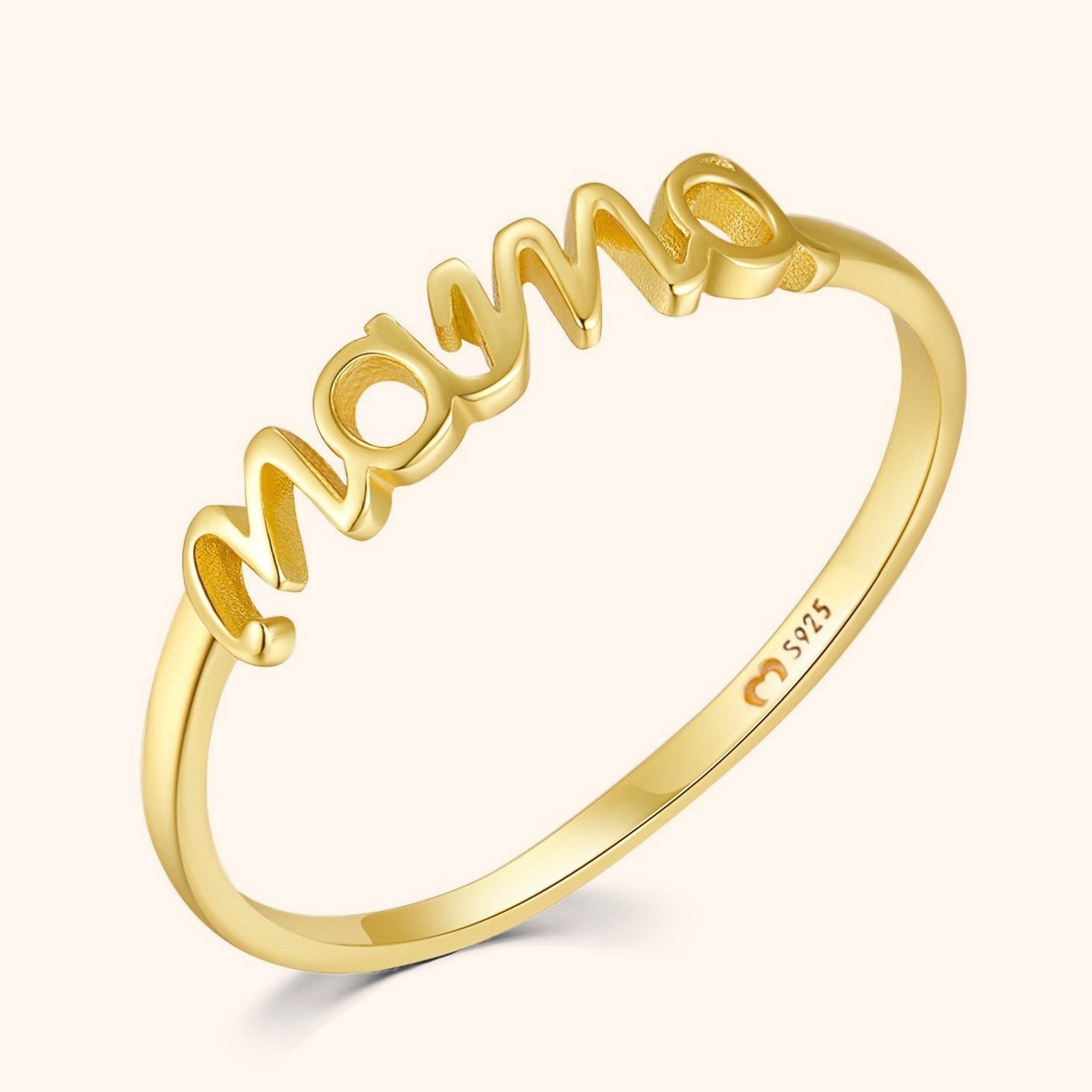 Emma Mama Ring — Sterling Silver