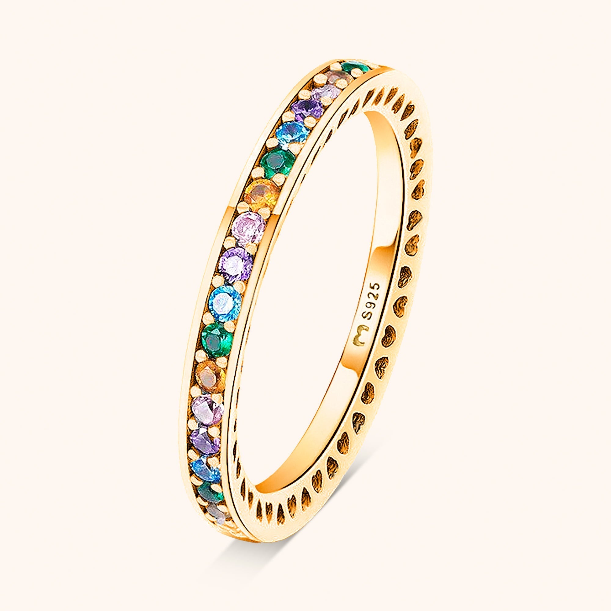 Aurora Rainbow Ring — Zirconia